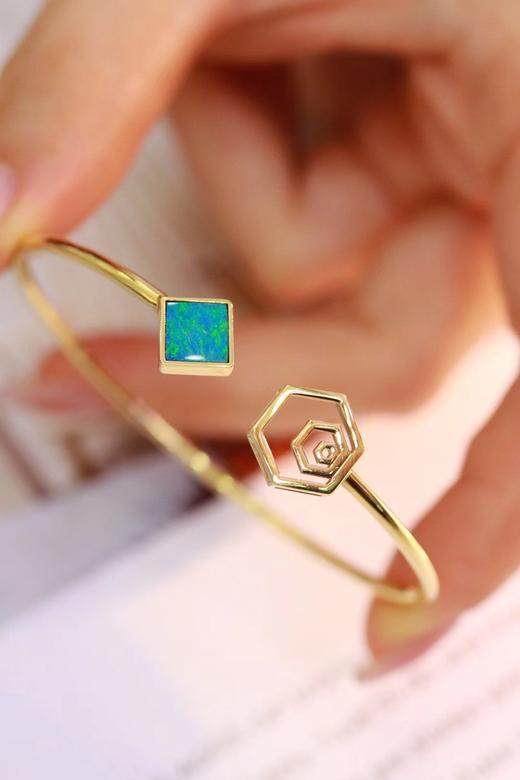 1.1ct 欧泊手链 商品图5