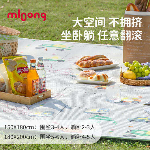 【冬日暖拥】曼龙mloong野餐垫防潮垫加厚帐篷户外便携野炊露营防水防潮草坪郊游垫子 商品图3