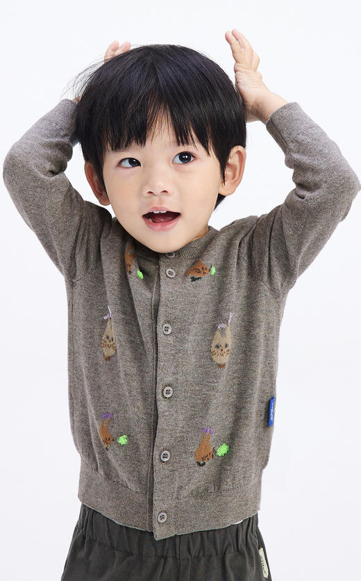 Jnby 24年秋款  短款开襟针织衫  YO7310870 商品图6