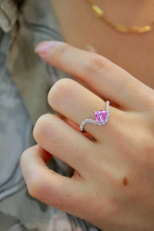 1.0ct 蓝宝石戒指 商品图7