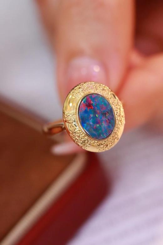 1.12ct 欧泊戒指 商品图6