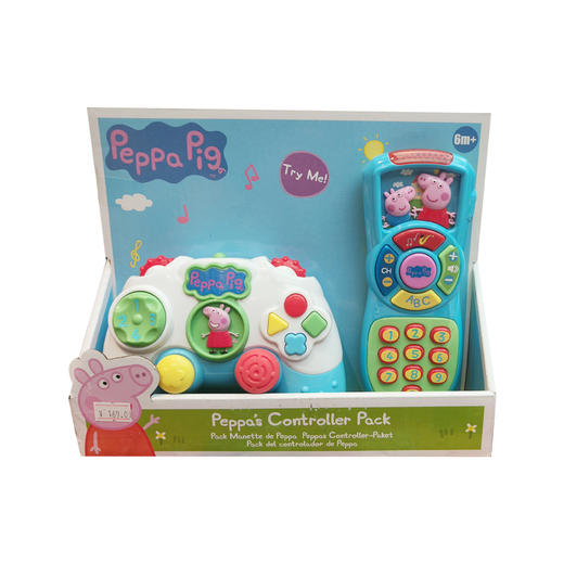 小猪佩奇遥控器+游戏手柄组合DICCPEP1500030 商品图0