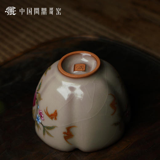 问鼎哥窑 致巧款 报春杯（五桃）（缺货） 商品图3