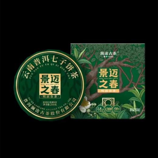 澜沧古茶2023年001景迈古树茶普洱茶生茶七子饼茶叶400g 商品图4