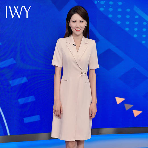 IWY/粉色西装连衣裙 Q1132-P 商品图4