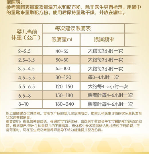 美赞臣安婴儿A+早产儿（出院后）配方粉400/MZC-031520 商品图3