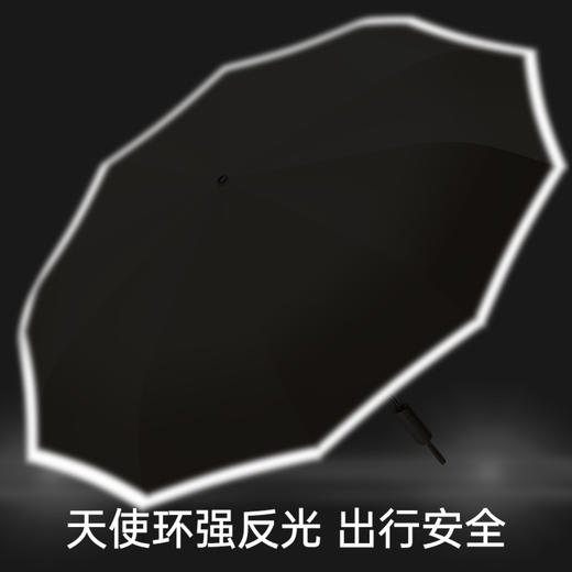 左都透明圈反向双龙骨晴雨伞 商品图4