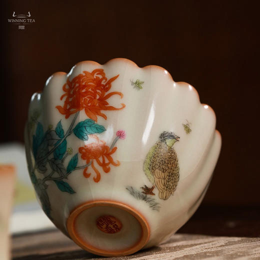 龙泉问鼎彩绘哥窑蕊香杯（似水年华）（缺货） 商品图3