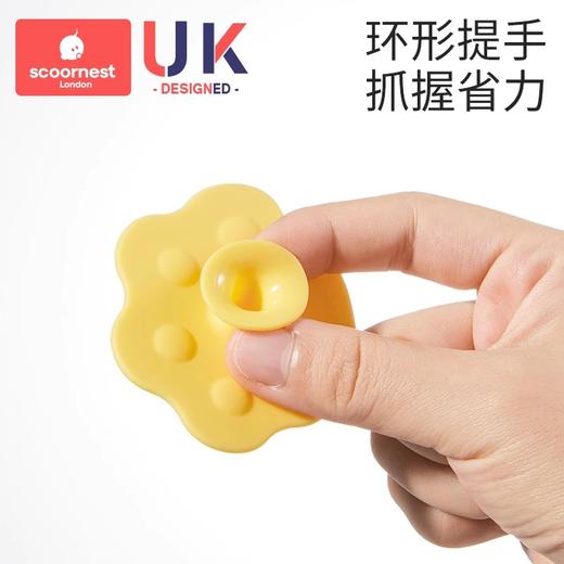 科巢婴幼儿洗头刷硅胶按摩去头垢宝宝洗头神器新生儿搓澡沐浴用品 商品图4