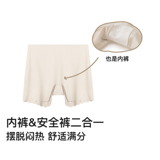 likeuu儿童安全裤内裤二合一防走光学生女平角四角夏季薄款抗菌ZY 商品图1