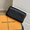 Lv 新款 全皮 黑色 邮差 woc 链条包 商品缩略图3