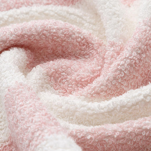 雪莉毛巾系列 方巾/面巾/浴巾/窄版浴巾/小浴巾 全棉毛巾 粉白条纹/黄绿白条纹/蓝绿黄条纹/灰白条纹/深蓝白条纹/棕白条纹 商品图5