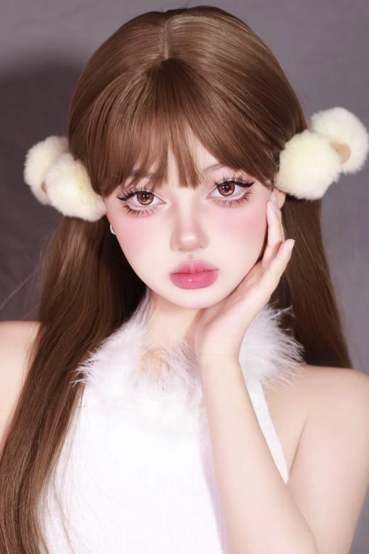 Jellydoll 半年抛 冰河时期/银山雪姬/印尼火山 14.5mm 蓝/灰/棕 拍下即为一副两片 冰河时期有日抛 商品图7