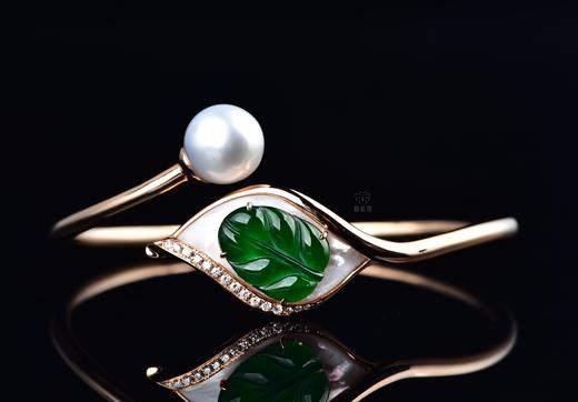 【金枝玉叶】翡翠珍珠手环-SZ12405035 商品图3