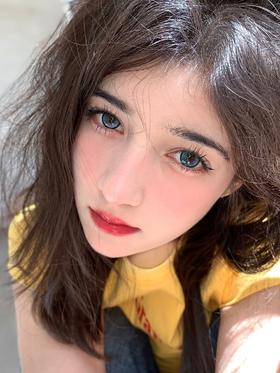 Kaylens月抛美瞳 漫夜幻蓝 14.5mm