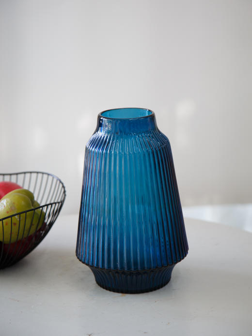 竖条纹彩色花瓶 商品图0