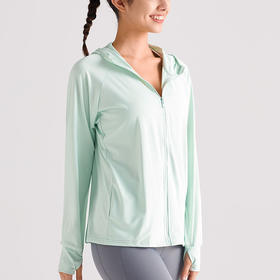 薄款冰丝防晒衣女upf50+凉感透气防紫外线连帽