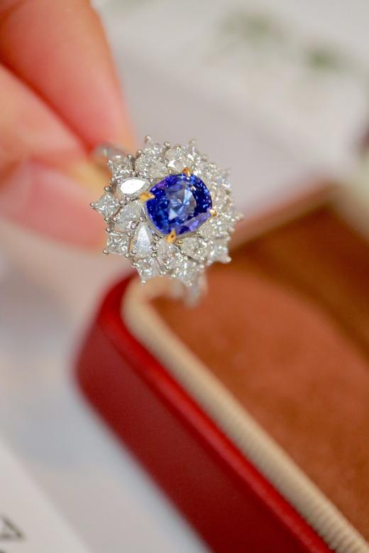 1.6ct 蓝宝石戒指 商品图6