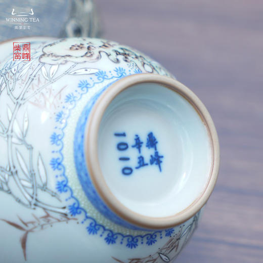 问鼎汝瓷鼎峰柴窑天青天河杯（胸有成竹）（缺货） 商品图4