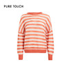 pure touch女士马海毛条纹廓形针织衫1302243394 商品缩略图4