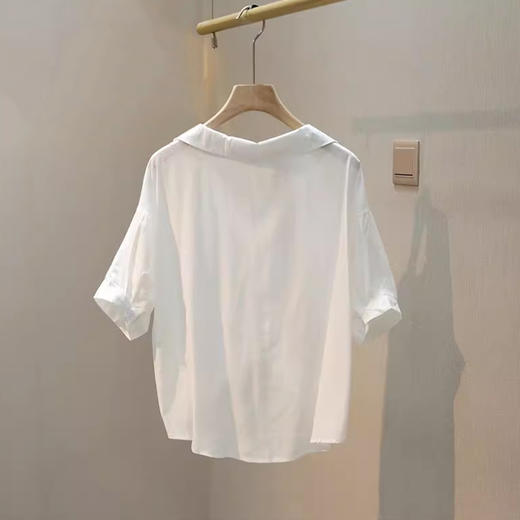 裁缝学苑AQ55设计感打结宽松V领短袖衬衫纸样女装衣服衬衣样板图 商品图4