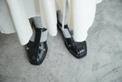 hcubuch黑色凉鞋 商品图8