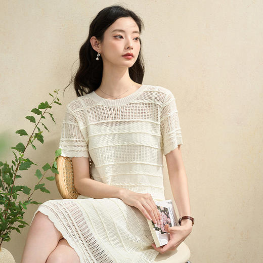 海边度假波西米亚套装女吊带裙搭镂空罩裙两件套V2842179 商品图2