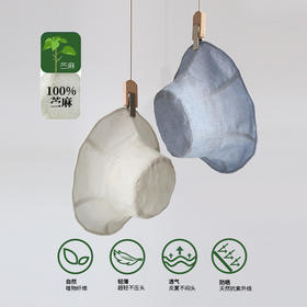 饮水鸟 非遗纯手工夏布空顶帽 苎麻帽