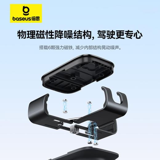 倍思 金属时代Pro 重力车载支架 出风口版 商品图2