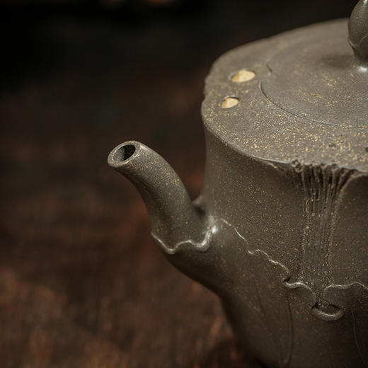 龙德堂陶艺 徐飞制《子莲》原矿本山青段 420cc 库存请咨询客服 商品图3