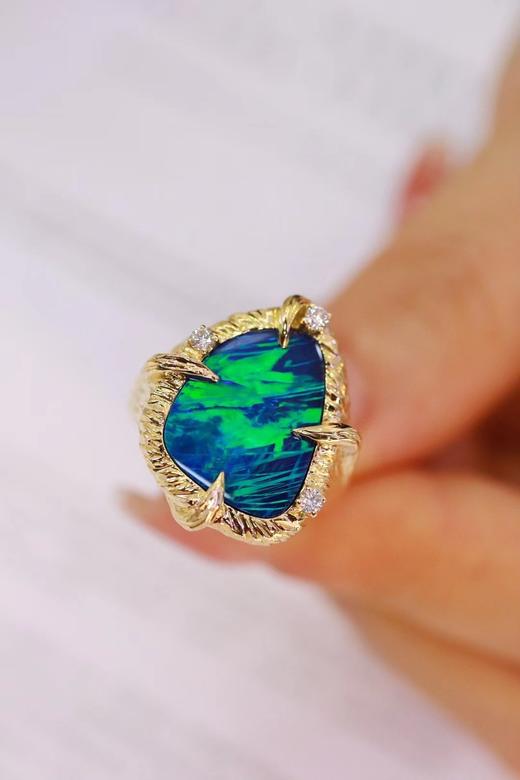 4.6ct 欧泊戒指 商品图5