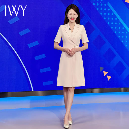IWY/粉色西装连衣裙 Q1132-P 商品图1