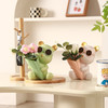 【可爱熊抱花收纳】客厅电视柜儿童房壁柜橱柜桌面摆件 卡通创意入户柜装饰 商品缩略图3
