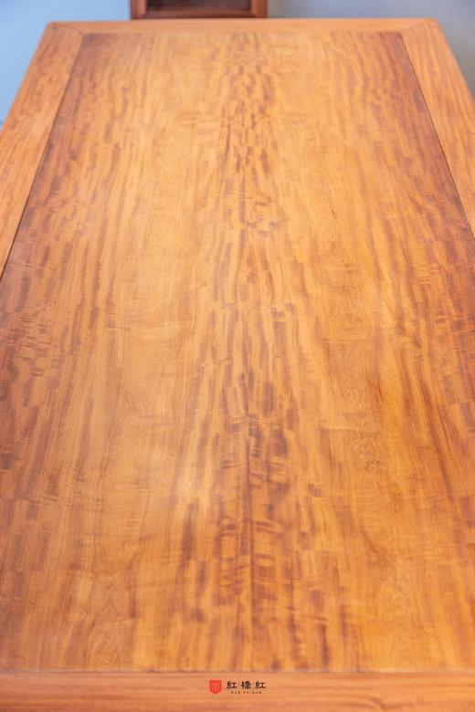 红桥红  家具严选  缅甸花梨(大果紫檀）  【176 马蹄腿罗锅枨 方桌】 商品图5