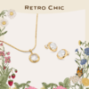 【江一燕&刘芳菲同款】Garden of Eden 伊甸园系列 | 弗洛拉水晶套装（项链+耳环） 商品缩略图0