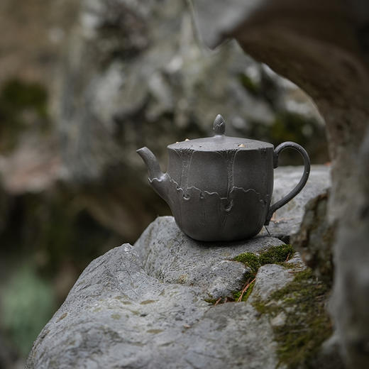 龙德堂陶艺 徐飞制《子莲》原矿本山青段 420cc 库存请咨询客服 商品图1