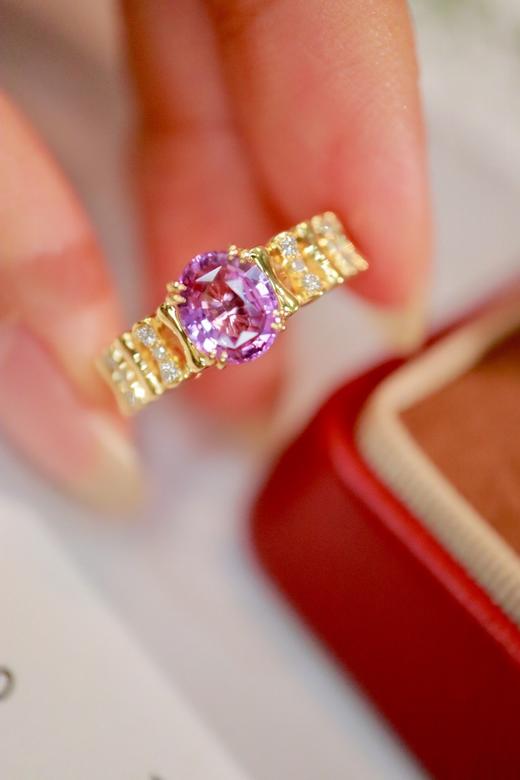 1.04ct 蓝宝石戒指 商品图2