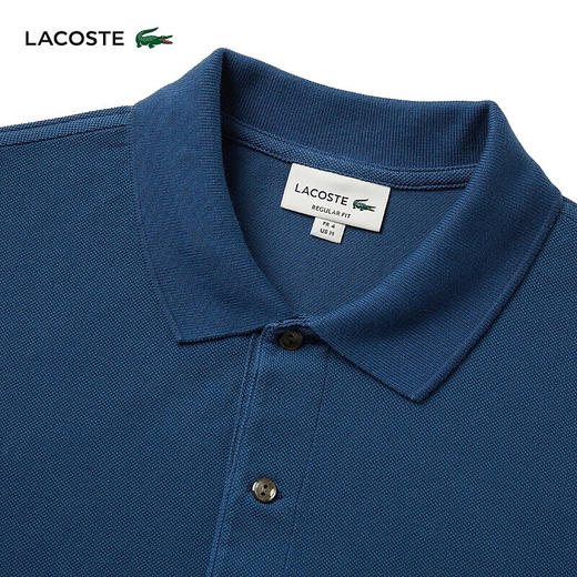 【海南专供价】Lacoste法国鳄鱼男装新款男士POLO衫舒适简约短袖PH0786-98 商品图10