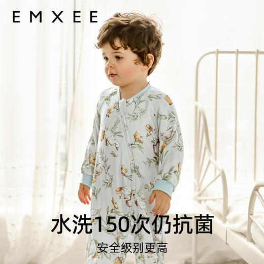 【宝宝安睡】嫚熙婴儿睡袋宝宝四季通用桑蚕丝纱罗分腿睡袋夏季款防惊跳防踢被 商品图4