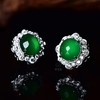 【至臻】满绿翡翠耳钉-EZ12406002 商品缩略图2