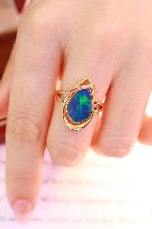 2.6ct 欧泊戒指 商品图0