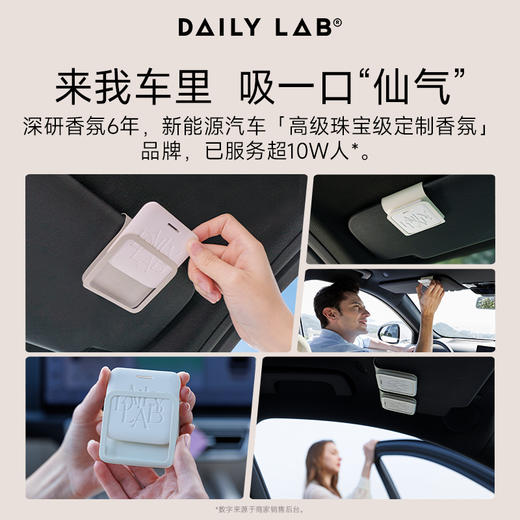 DAILY LAB 8cm隐形汽车遮阳板车载香薰汽车香水挂件车用摆件持久散香 商品图2
