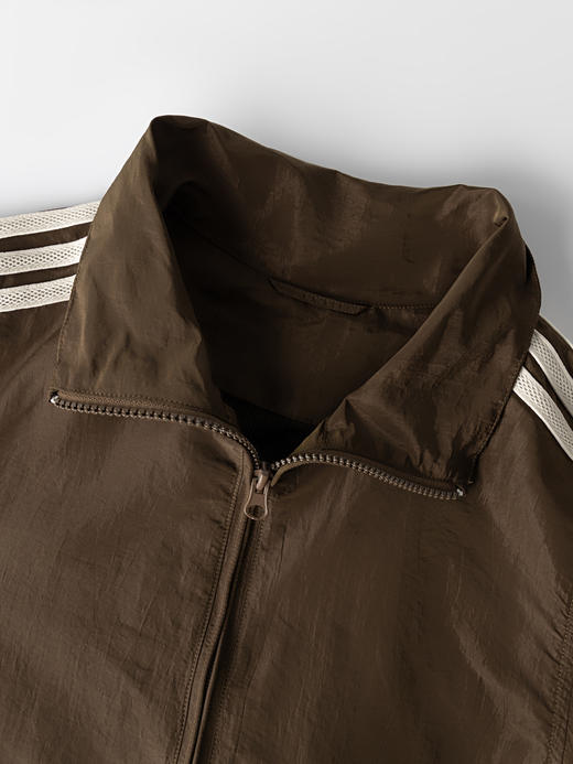 COCO ZONE "三杆户外“ 时尚立领拉链外套条纹拼色长袖上衣CC2B1225 商品图5