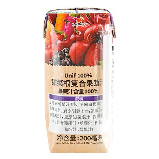 Unif100%甜菜根复合果蔬汁200ml/盒 商品图2