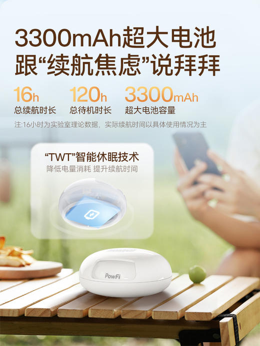 mentech mini随身wifi PowFi mini Pro（含500G/月流量*12） 商品图2