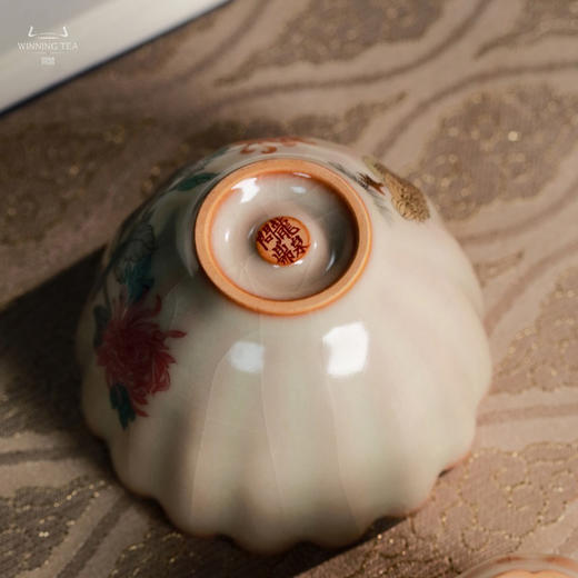 龙泉问鼎彩绘哥窑蕊香杯（似水年华）（缺货） 商品图4