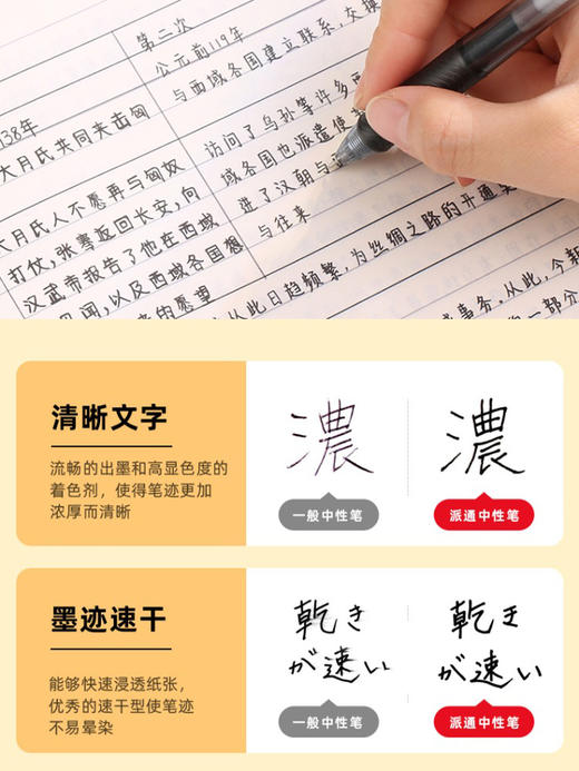 【赠品链接】派通速干中性笔BLN105学生刷题用水笔签字笔学生刷题 商品图2