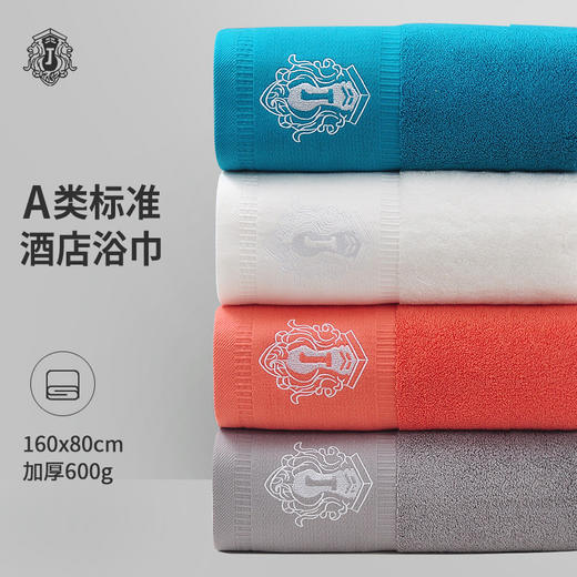 纯棉浴巾纯棉不掉毛吸水全棉五星级酒店大毛巾加大加厚600g大浴巾 商品图2