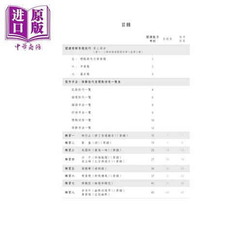 【中商原版】白话文阅读理解应试练习 高中 第三册 Hong Kong Joint Us Press 港台原版 商品图1