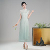 【翠兰】新中式国风高端，宽松日常旗袍连衣裙XGT-Q24076 商品缩略图1